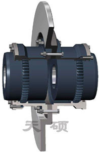 WGP帶制動盤鼓形齒聯軸器